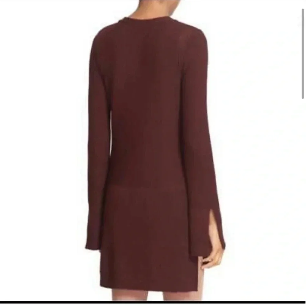 Free people Tunic Sweater Wine color Medium
